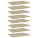 Hylleplater 8 stk sonoma eik 60x40x1,5 cm sponplate