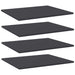 Hylleplater 4 stk grå 60x50x1,5 cm sponplate