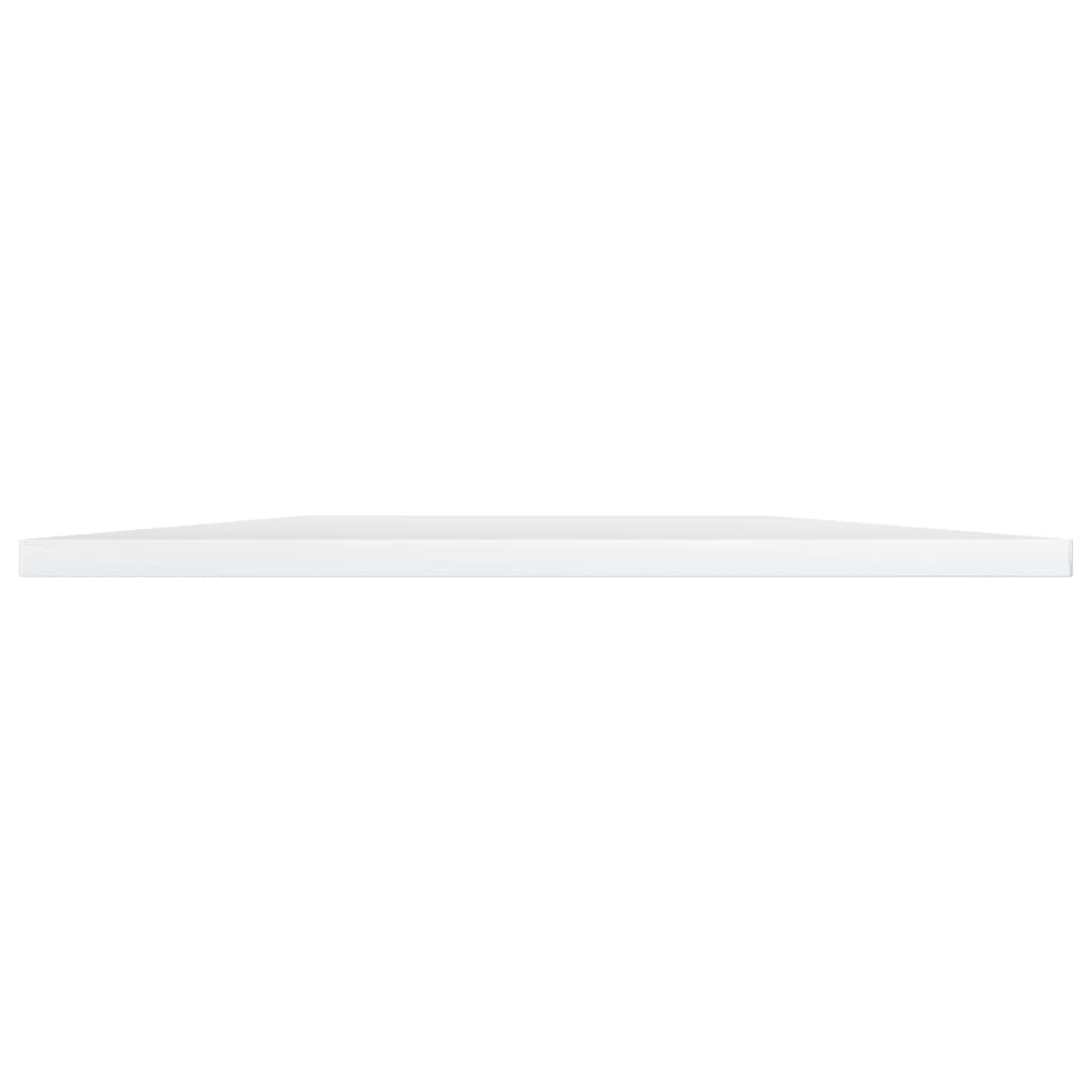 Hylleplater 8 stk høyglans hvit 60x50x1,5 cm sponplate
