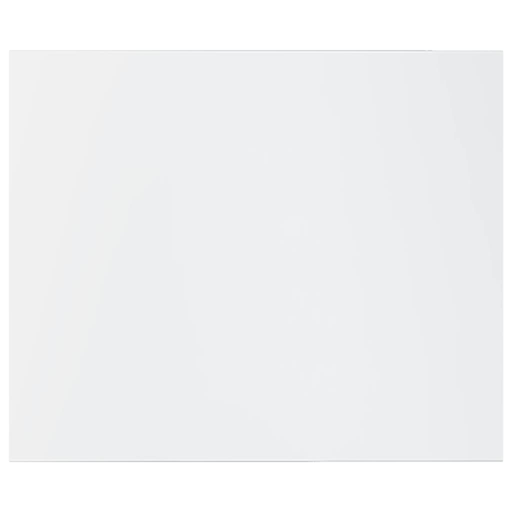 Hylleplater 8 stk høyglans hvit 60x50x1,5 cm sponplate