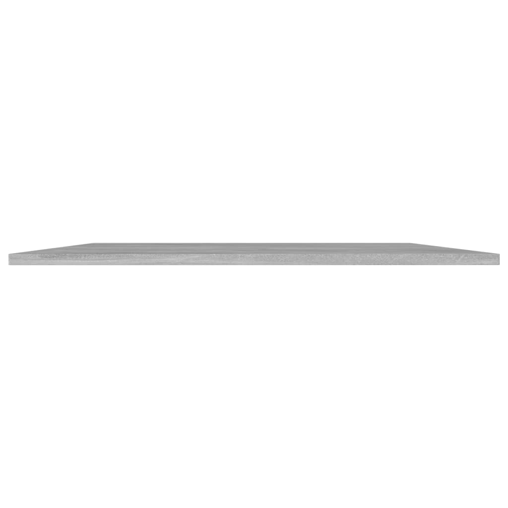 Hylleplater 8 stk betonggrå 80x30x1,5 cm sponplate