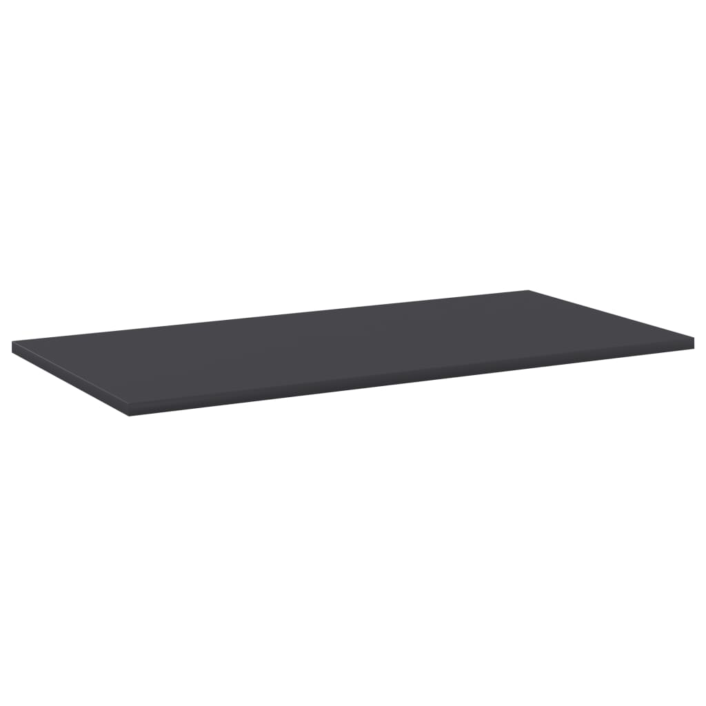 Hylleplater 8 stk grå 80x40x1,5 cm sponplate