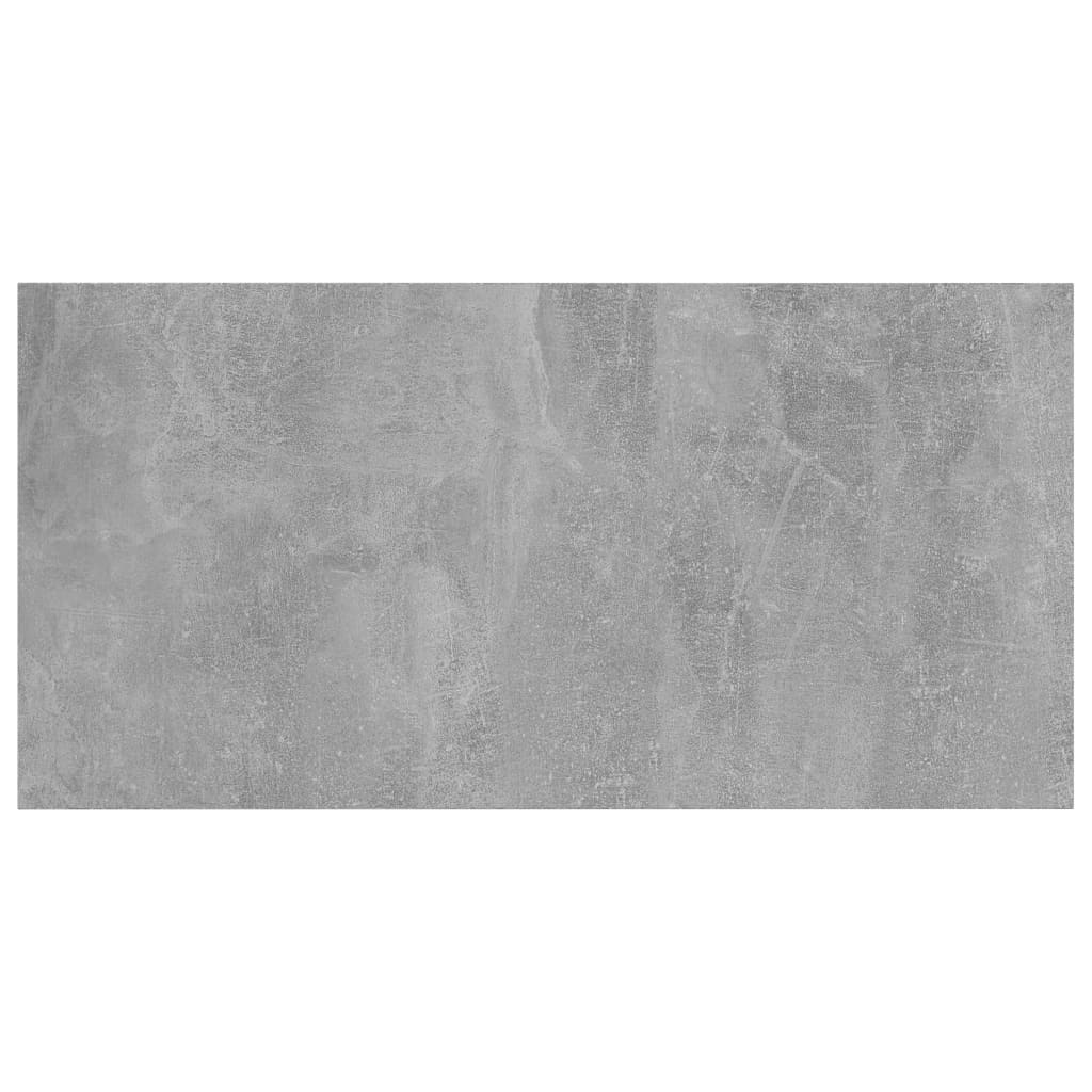 Hylleplater 4 stk betonggrå 80x40x1,5 cm konstruert tre
