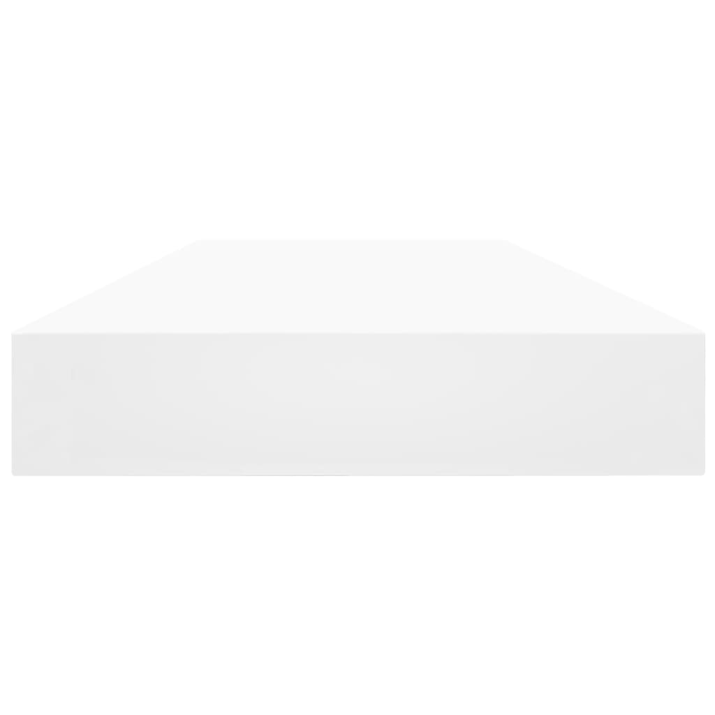 Hylleplater 4 stk hvit 100x10x1,5 cm sponplate