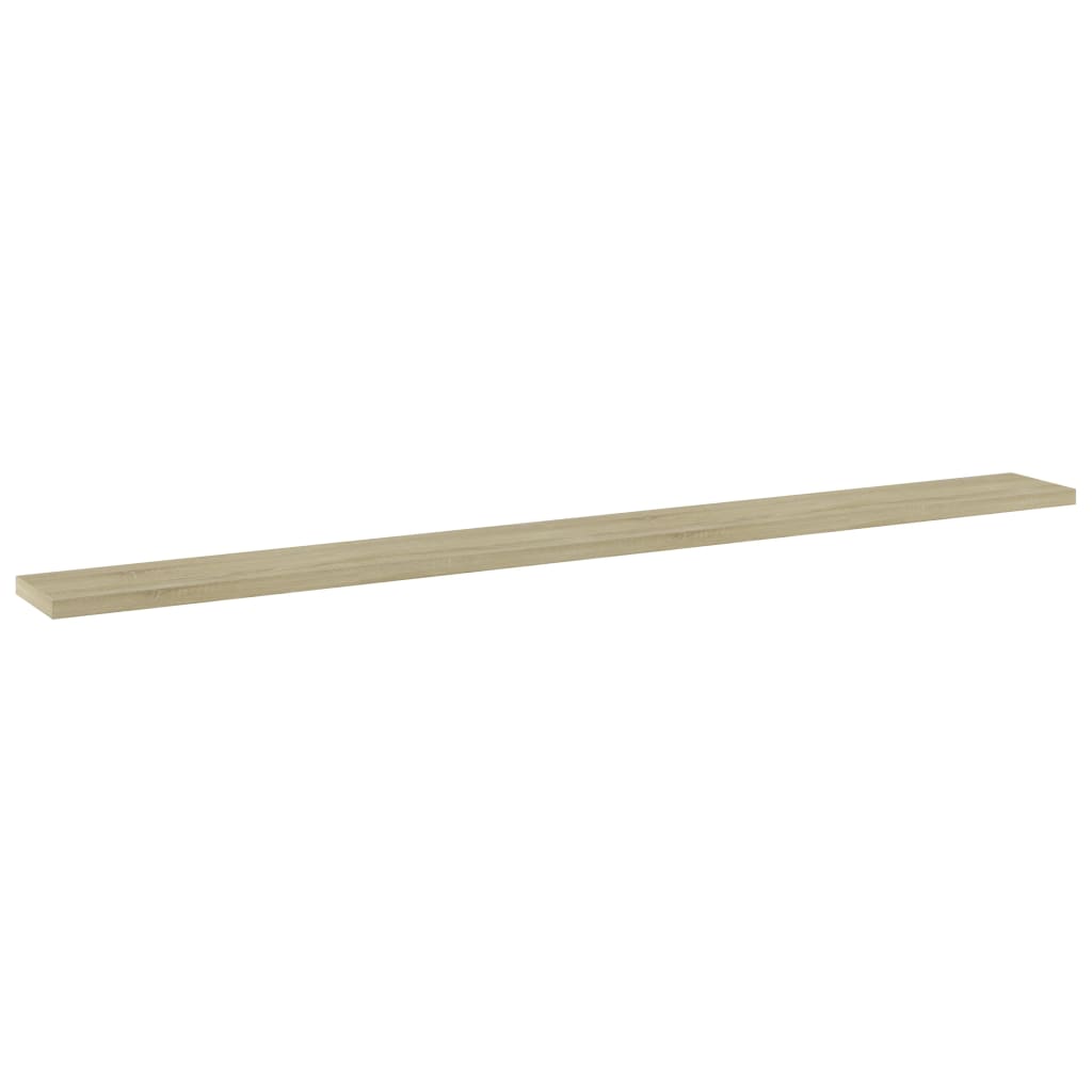 Hylleplater 4 stk sonoma eik 100x10x1,5 cm sponplate