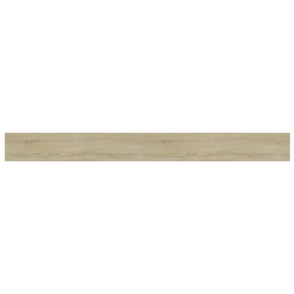 Hylleplater 4 stk sonoma eik 100x10x1,5 cm sponplate