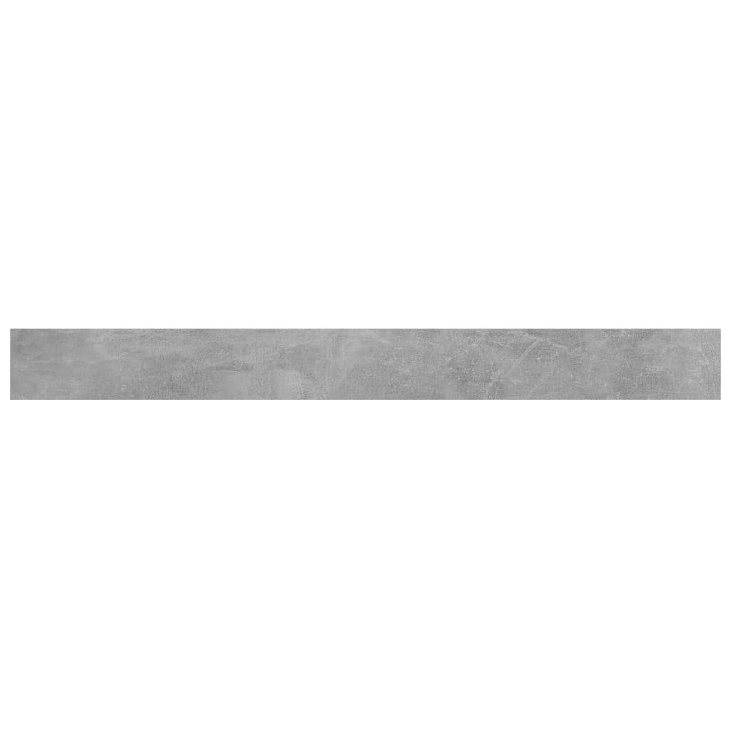 Hylleplater 4 stk betonggrå 100x10x1,5 cm konstruert tre