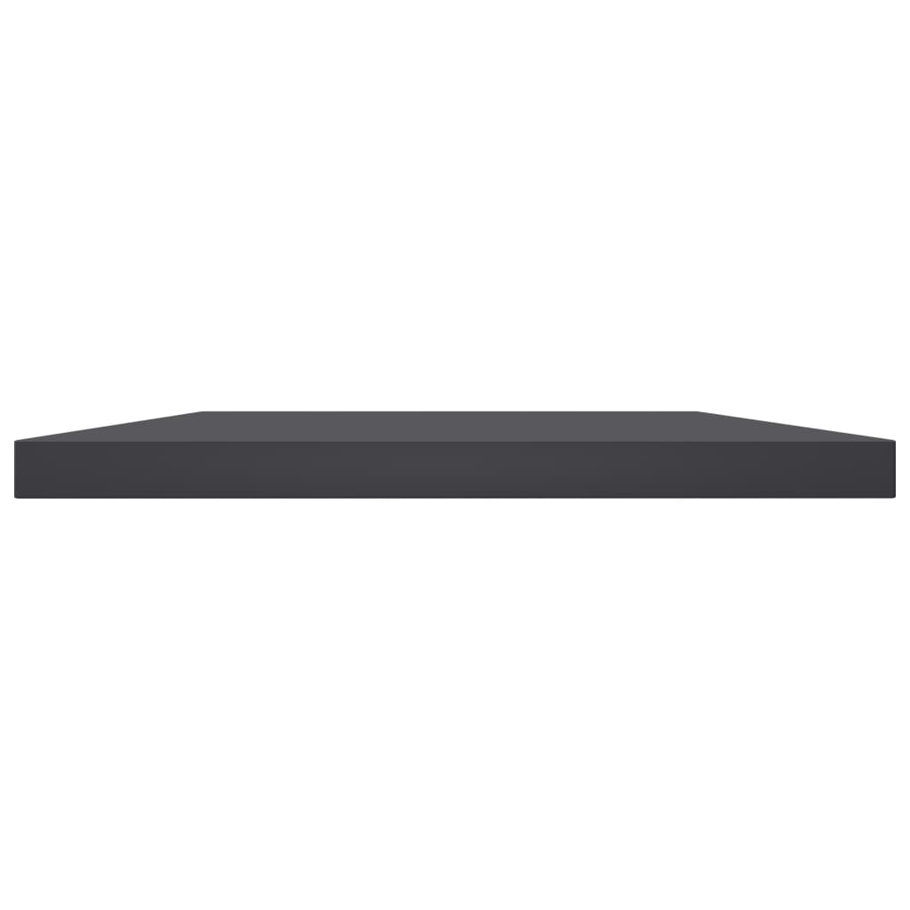 Hylleplater 4 stk grå 100x20x1,5 cm sponplate