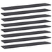 Hylleplater 8 stk grå 100x20x1,5 cm sponplate