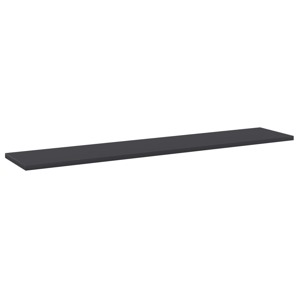 Hylleplater 8 stk grå 100x20x1,5 cm sponplate