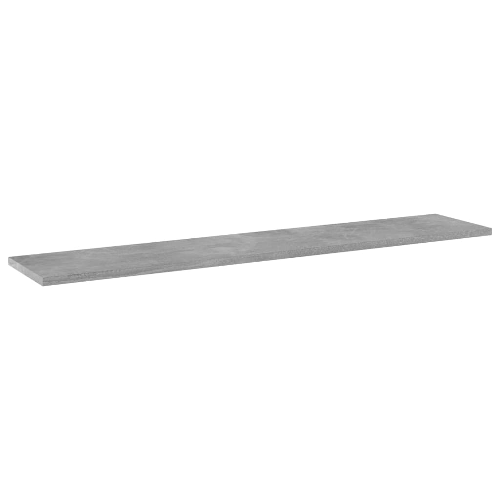 Hylleplater 8 stk betonggrå 100x20x1,5 cm sponplate
