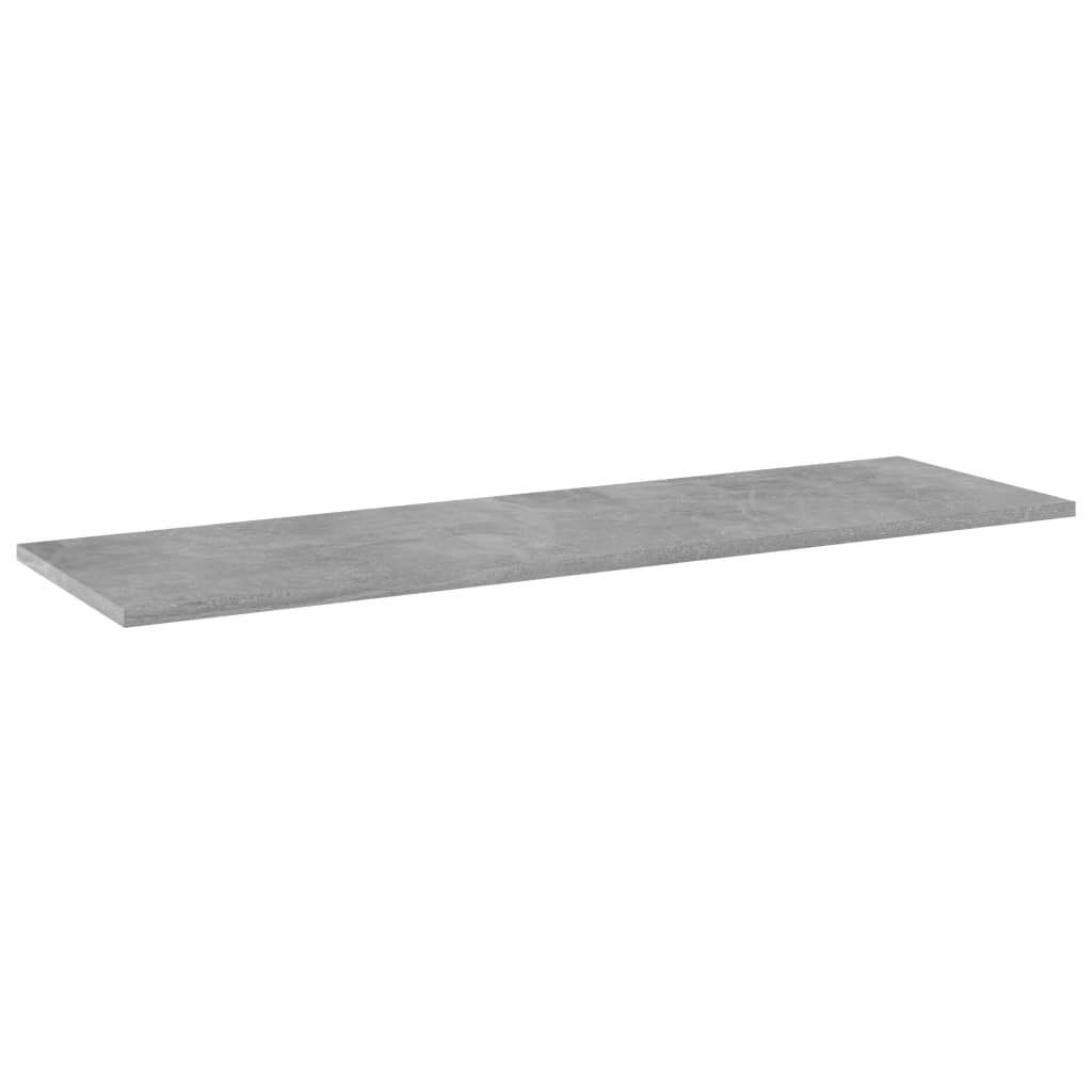 Hylleplater 8 stk betonggrå 100x30x1,5 cm sponplate