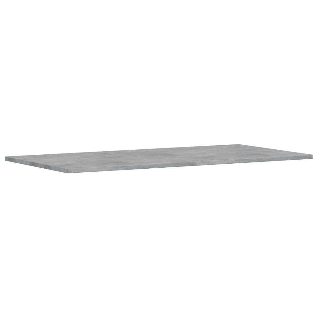 Hylleplater 4 stk betonggrå 100x50x1,5 cm konstruert tre