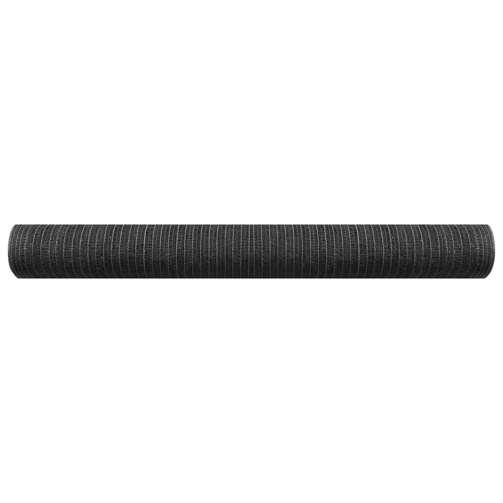Skjermnett antrasitt 3,6x25 m HDPE 75 g/m²