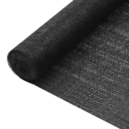 Skjermnett svart 3,6x10 m HDPE 75 g/m²