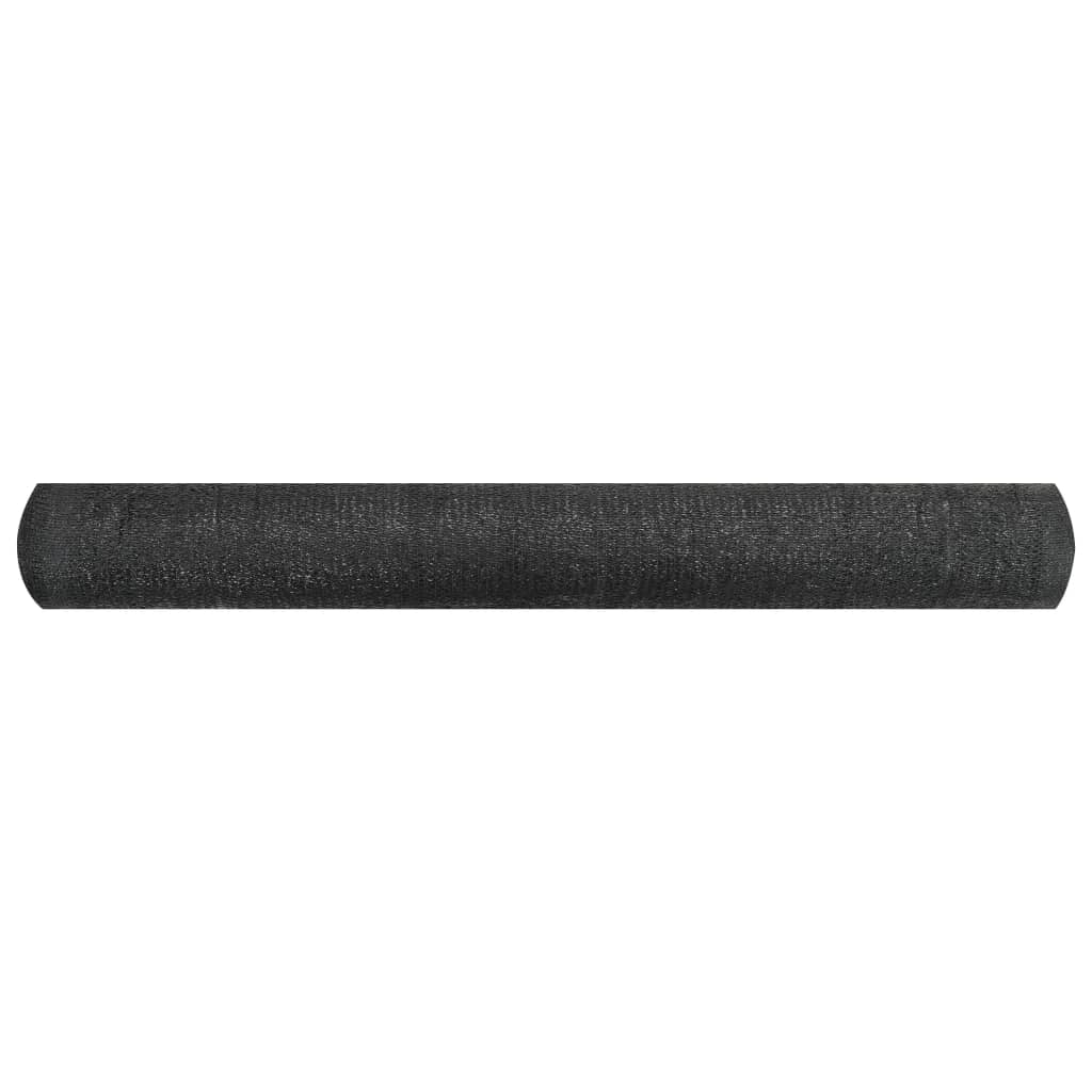 Skjermnett svart 1,2x25 m HDPE 195 g/m²