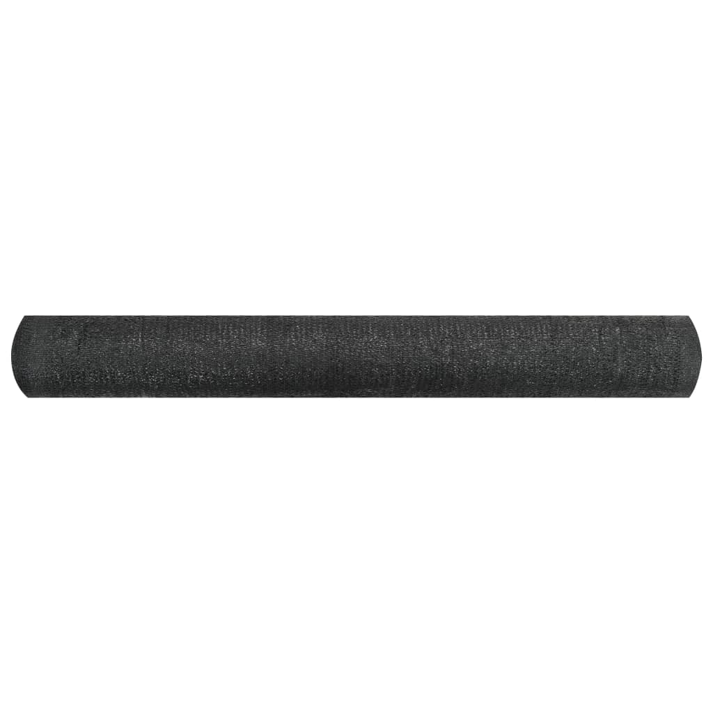 Skjermnett svart 1,5x25 m HDPE 195 g/m² vidaXL