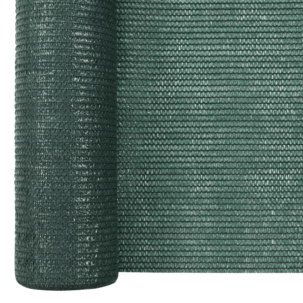 Skjermnett grønn 1x10 m HDPE 75 g/m² vidaXL