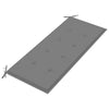 Stablebenk med pute 128,5 cm heltre teak