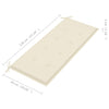 Stablebenk med pute 128,5 cm heltre teak