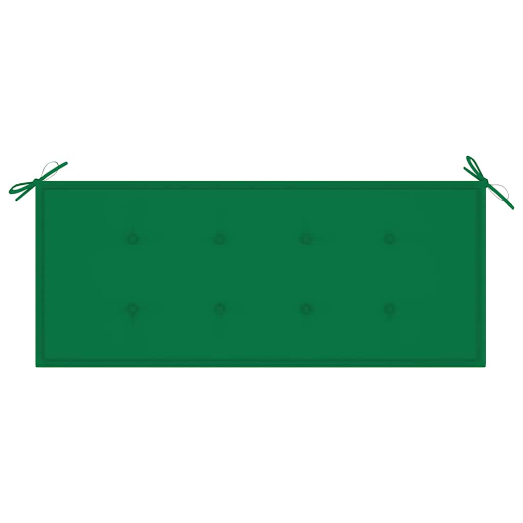 Stablebenk med pute 128,5 cm heltre teak