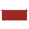 Stablebenk med pute 128,5 cm heltre teak