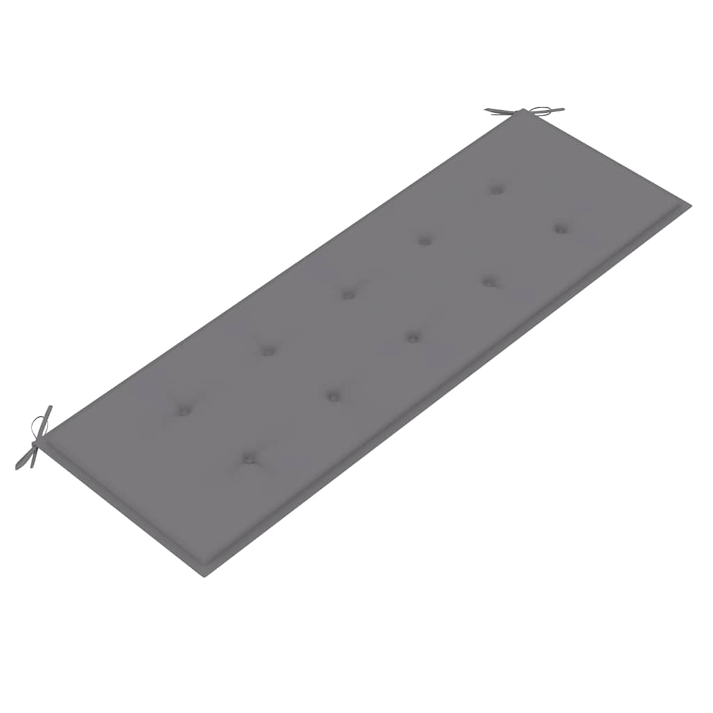 Stablebenk med pute 159 cm heltre teak