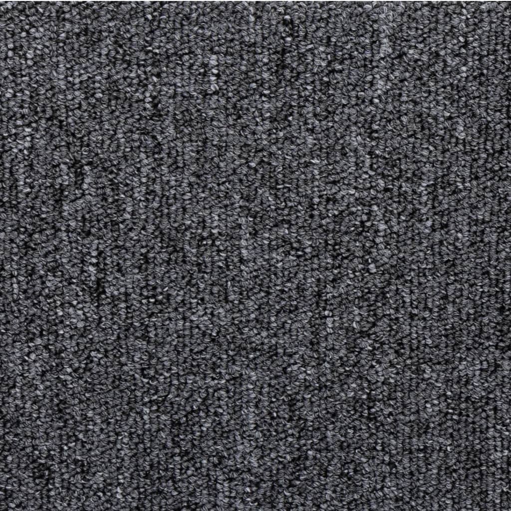 Trappematter 15 stk 65x21x4 cm mørkegrå rektangulær kant