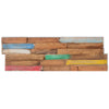 Veggkledninger 10 stk 1,03 m² heltre teak