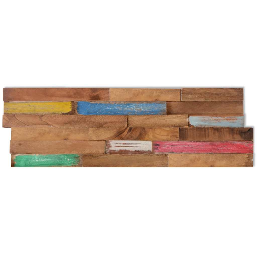 Veggkledninger 10 stk 1,03 m² heltre teak