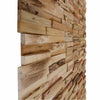 Veggkledninger 10 stk 1,03 m² gjenvunnet teak