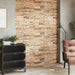 Veggkledninger 10 stk 1,03 m² gjenvunnet teak