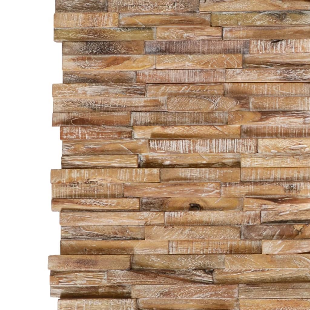 3D Veggkledninger 10 stk 1,01 m² heltre teak