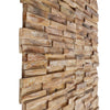3D Veggkledninger 10 stk 1,01 m² heltre teak