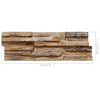 3D Veggkledninger 10 stk 1,01 m² heltre teak