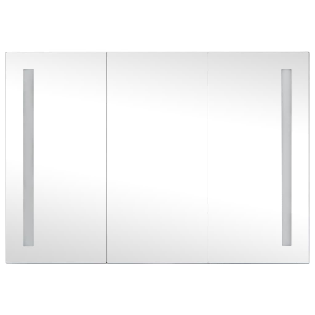 LED-speilskap til bad 89x14x62 cm