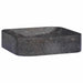 Vask 40x40x10 cm marmor svart