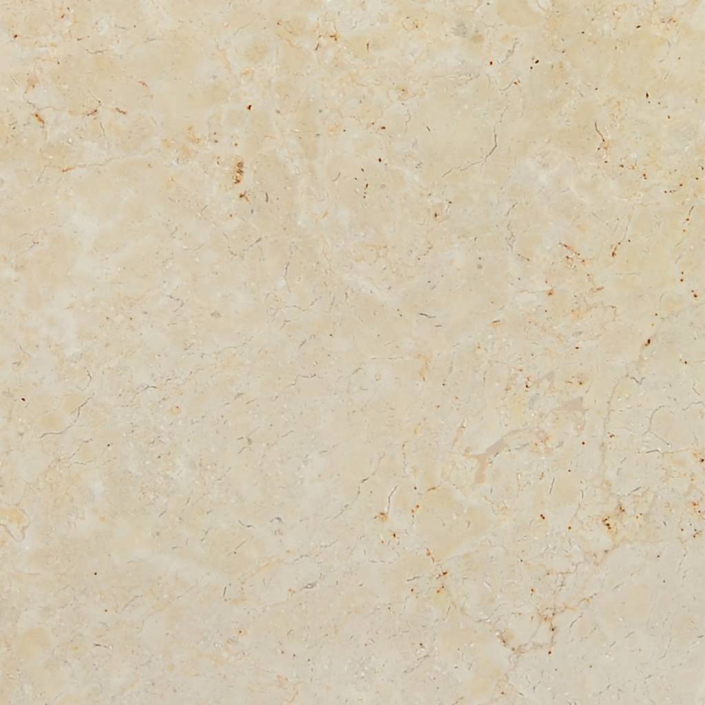 Bordplate kremhvit Ø60x2,5 cm marmor