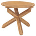 Hagespisebord Ø90x75 cm heltre teak