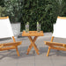 Firkantet bordplate 50x50x2,5 cm heltre teak