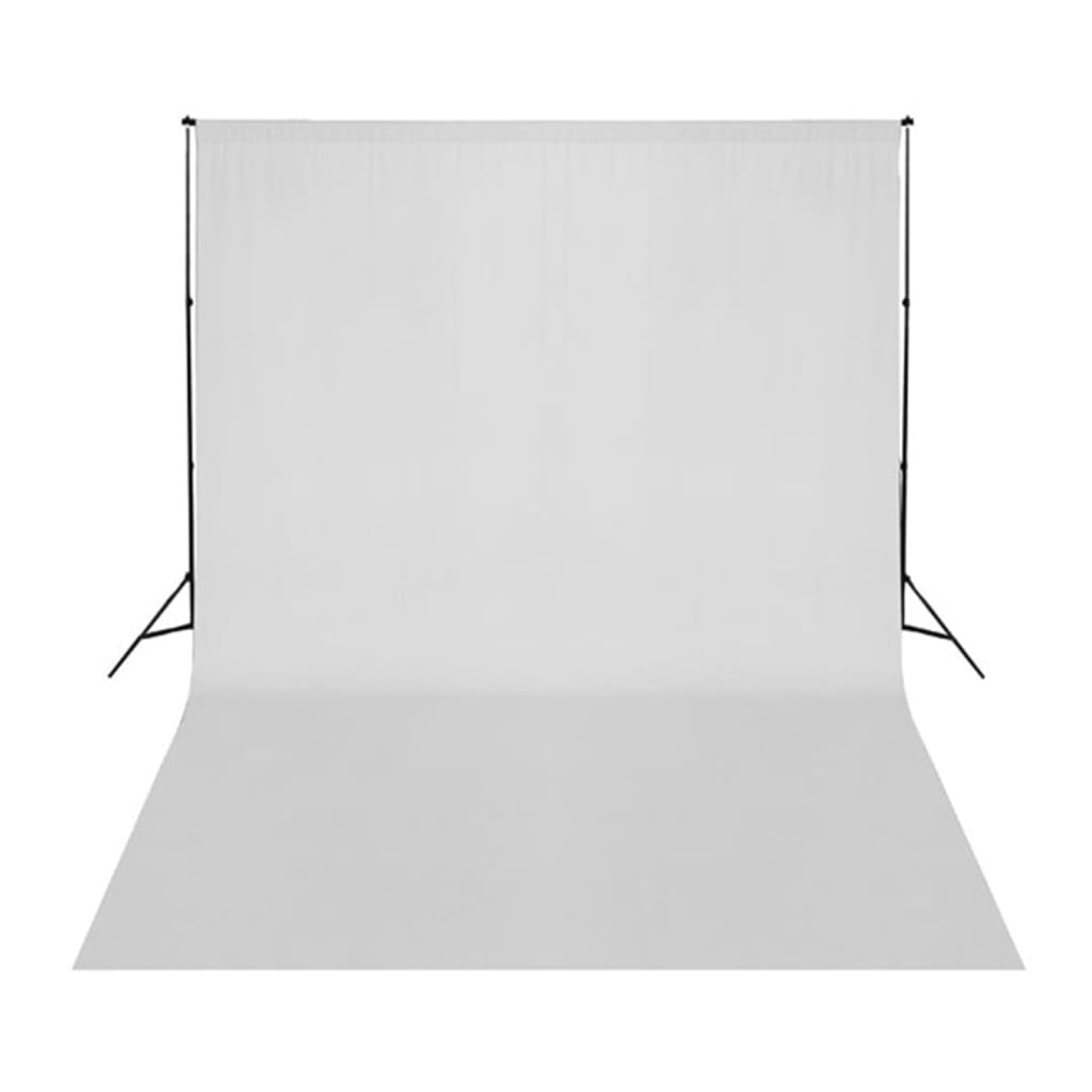 Fotostudiosett med lamper, paraplyer, bakgrunn og reflektor