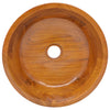 Vask heltre teak Φ40x10 cm