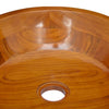 Vask heltre teak Φ40x10 cm