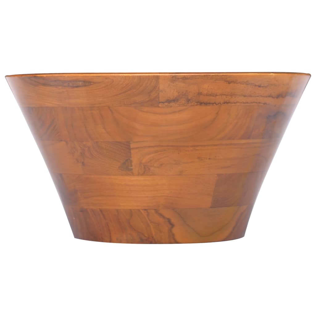 Vask heltre teak Φ40x20 cm