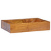 Vask heltre teak 50x35x10 cm vidaXL
