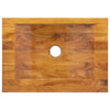 Vask heltre teak 50x35x10 cm