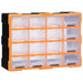 Sortimentskap med 16 mellomstore skuffer 52x16x37 cm vidaXL