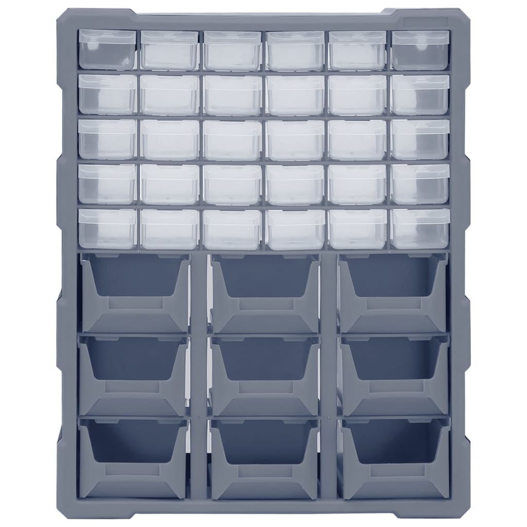 Sortimentskap med 39 skuffer 38x16x47 cm
