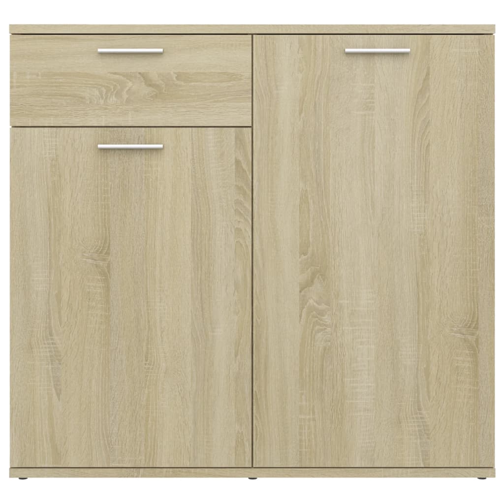 Skjenk sonoma eik 80x36x75 cm konstruert tre vidaXL