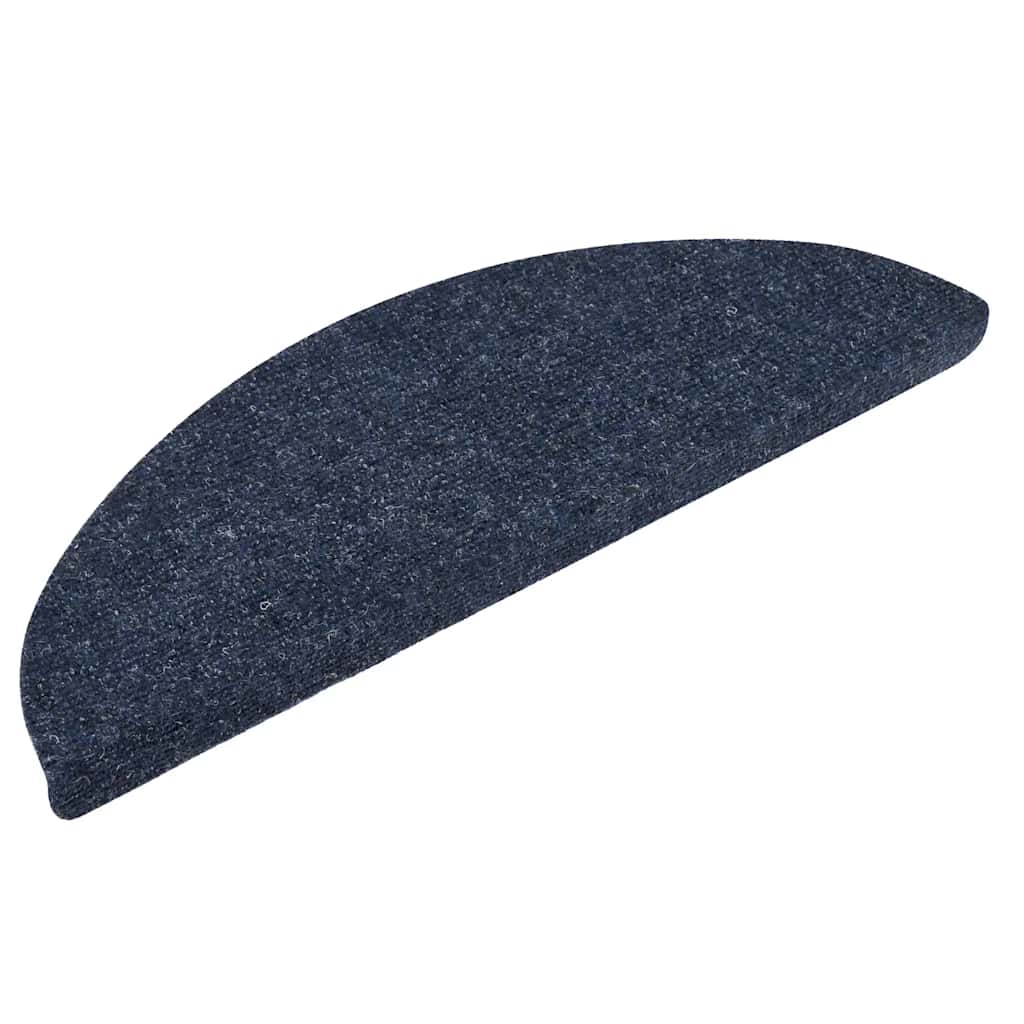Trappematter selvklebende 5 stk 56x17x3 cm blå halvrund